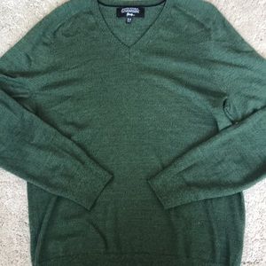 Men’s Italian merino wool sweater.